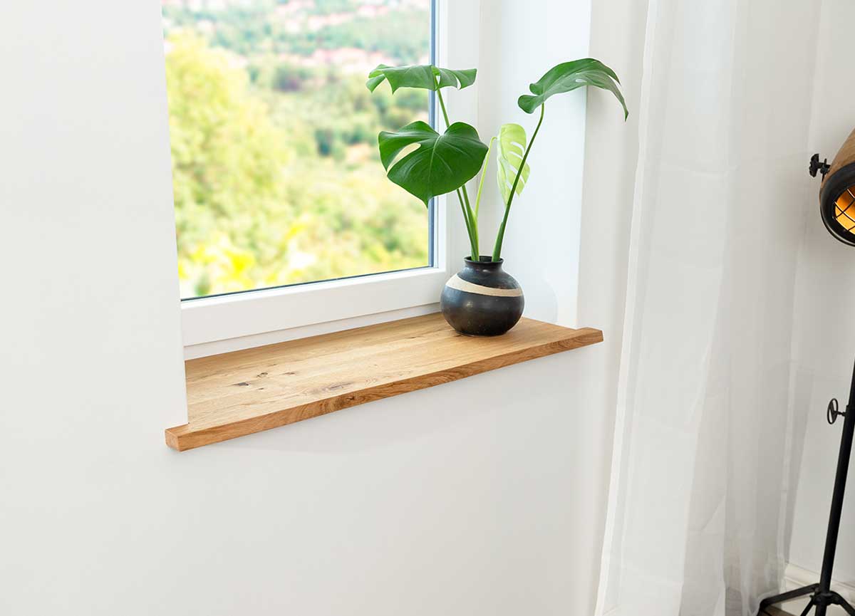 Eine Fensterbank im Badezimmer - eine Checkliste.