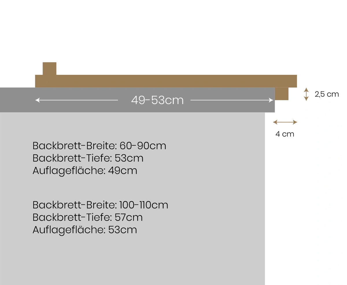 Backbrett - Eiche