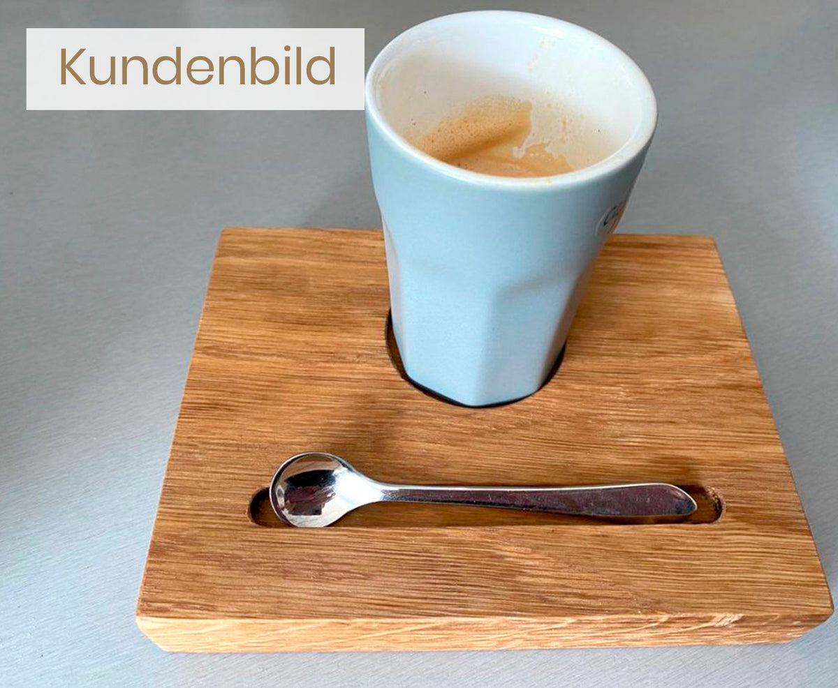 Espressotablett - Eiche