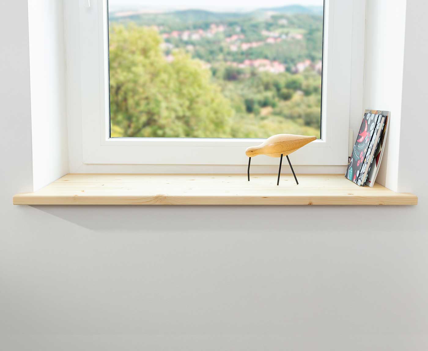 Holz-Projekt-Summer Fensterbank AHORN Massivholz Treppenstufe  Renovierungsstufe Fensterbrett Trittstufe Maßanfertigung (25 x 60cm,  Oberfläche geölt) : : Baumarkt