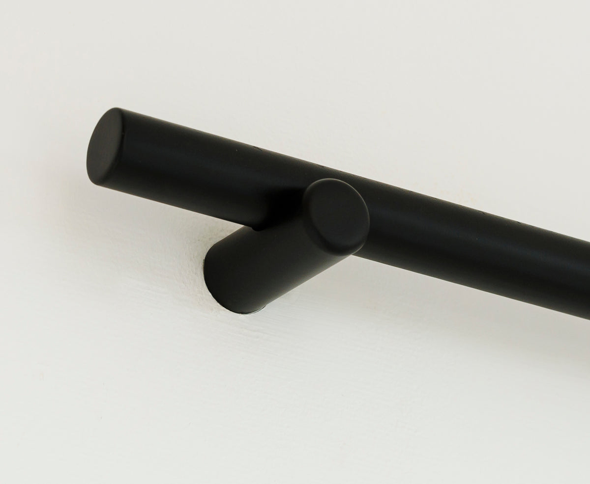 Halterung für Gardinenstange Schwarz