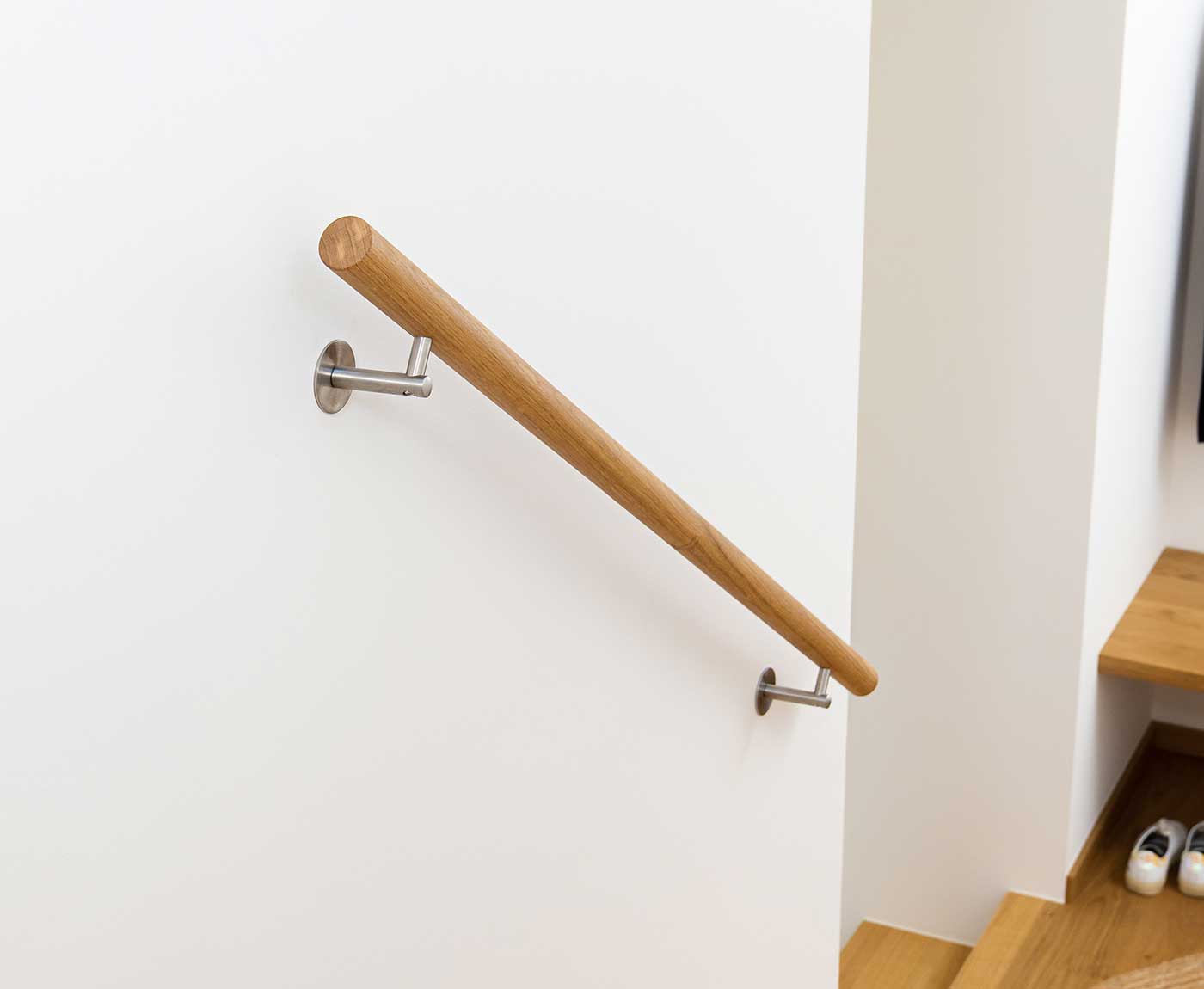 Handlauf Eiche Rund aus Massivholz | Aboutwood