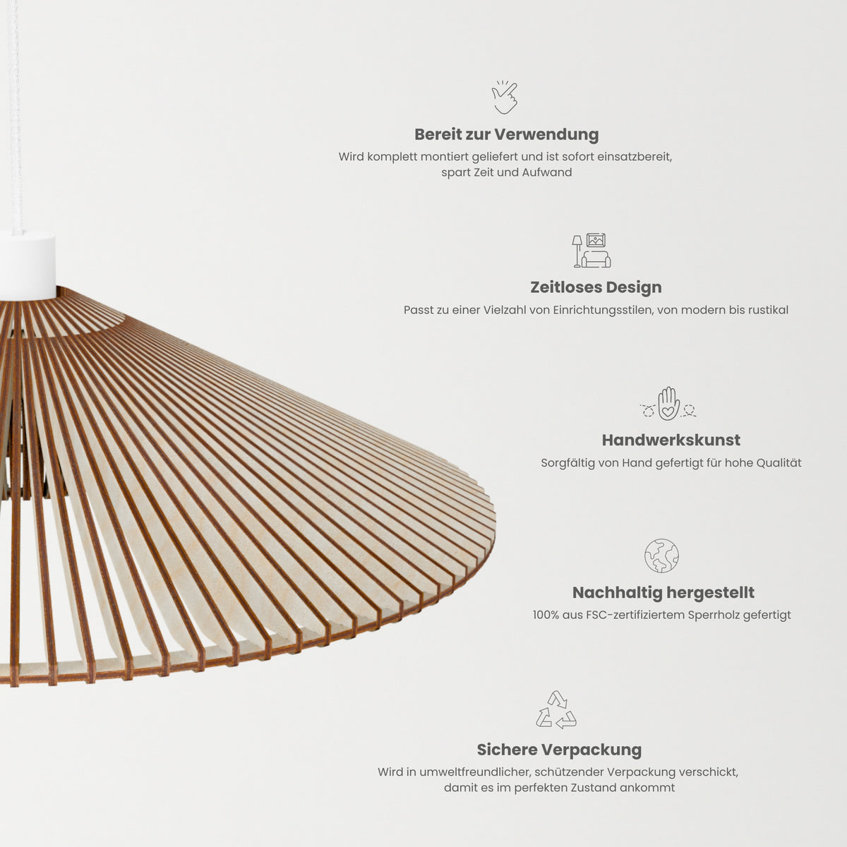 Pendelleuchte minimalistisch